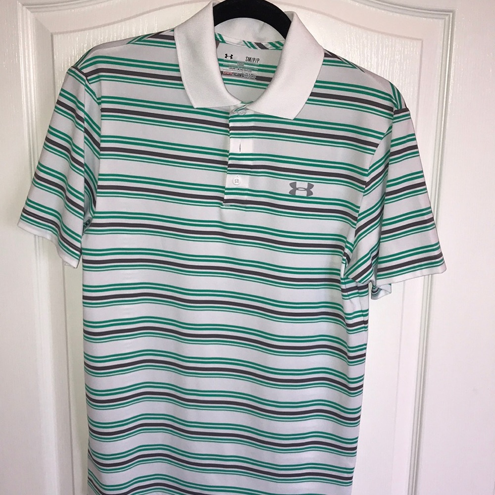 Under Armour loose fit heat gear golf shirt